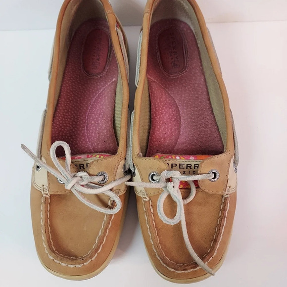 Sperry 9102245 Angelfish Floral Boat Shoes Top Siders in Size 8M - Picture 2 of 12